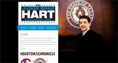 Desktop Screenshot of bradhartforjudge.com